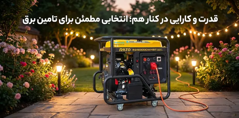 استفاده از موتور برق مناسب برای باغ و ویلا